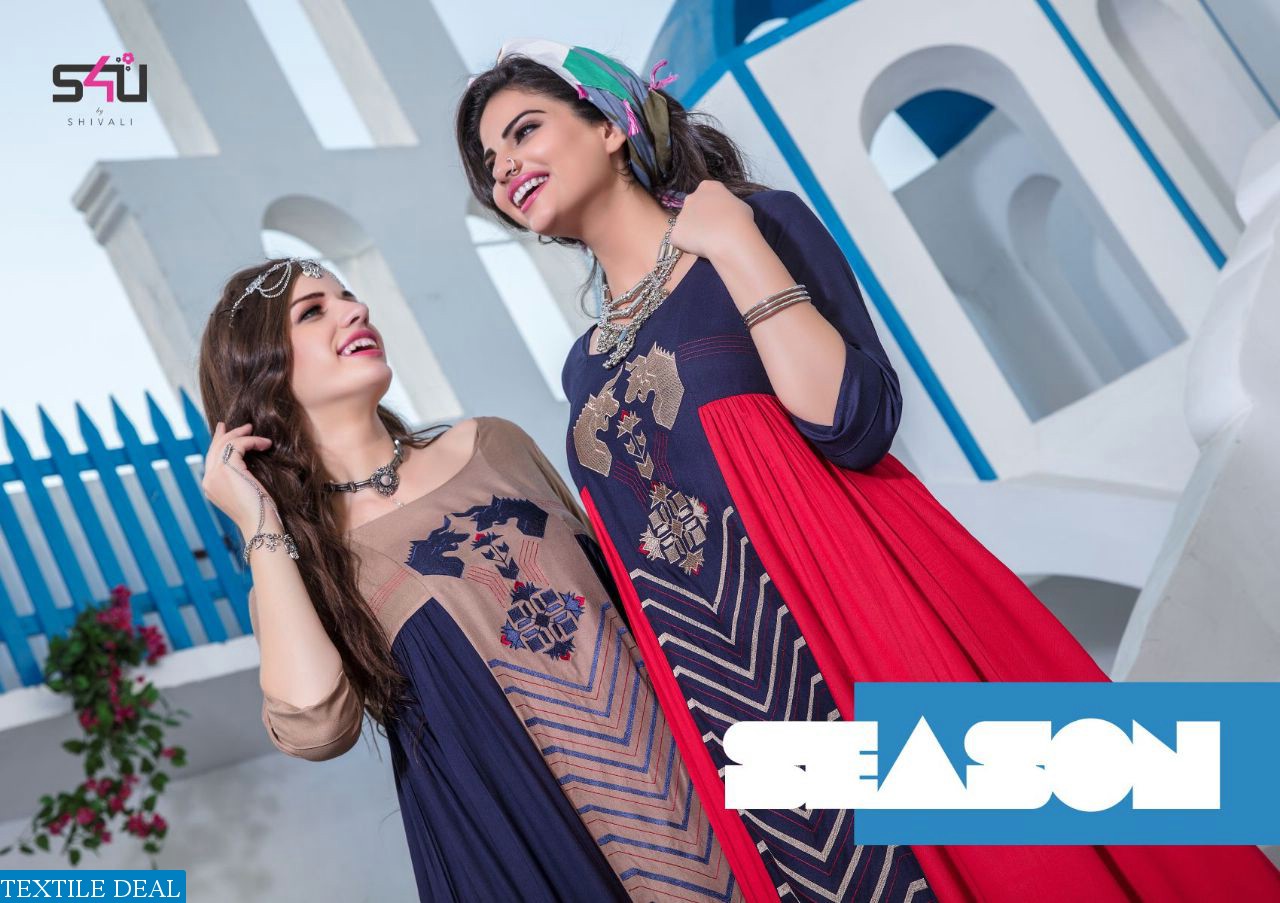 S4u Judwa Wholesale Ready made long kurtis